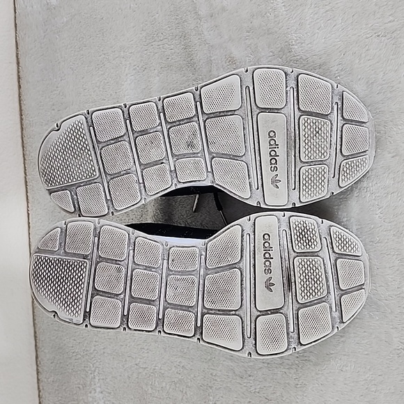 Adidas Swift Run Black & Silver Athletic Sneakers - Picture 7 of 7